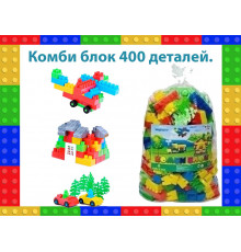 Конструктор крупный 400 деталей